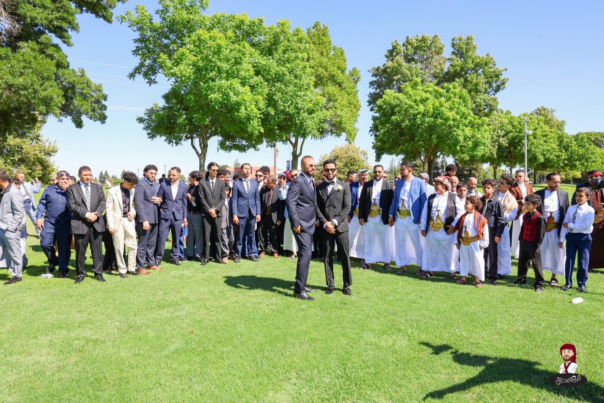 من أحد الأعراس اليمنية في أمريكا